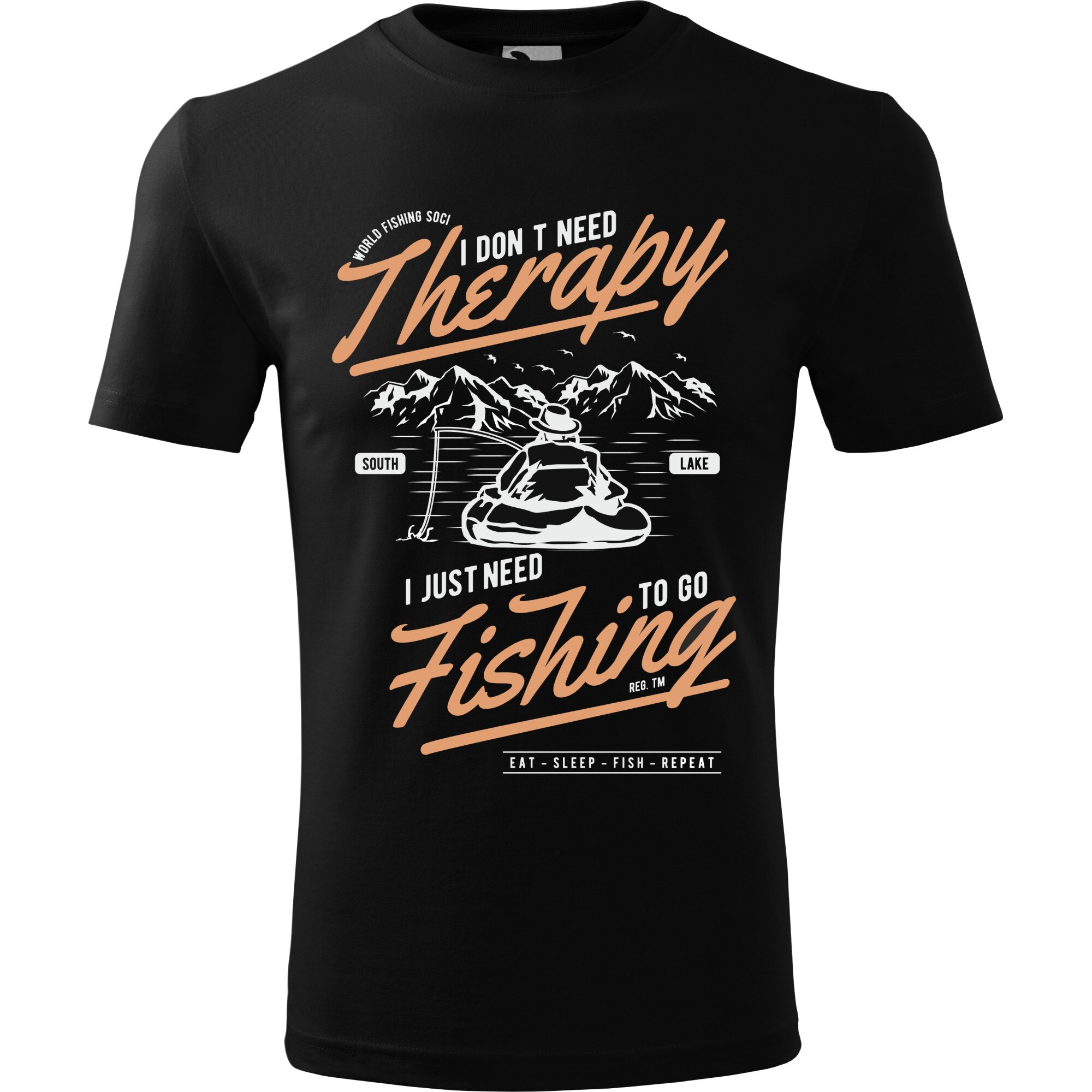 Tricou personalizat, Adler, bumbac, negru M