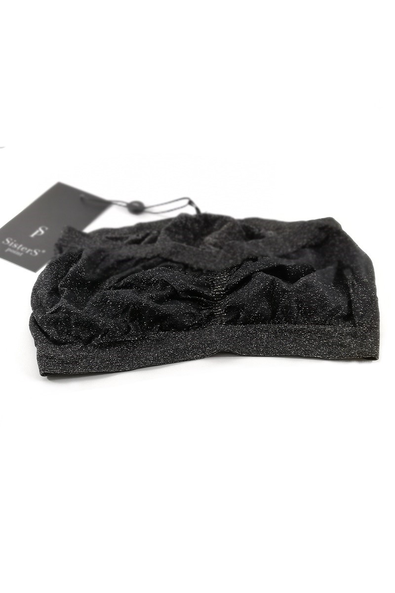 Bustiera dama Night Stars, Negru, Sister Point, Marimea XS 34 EU