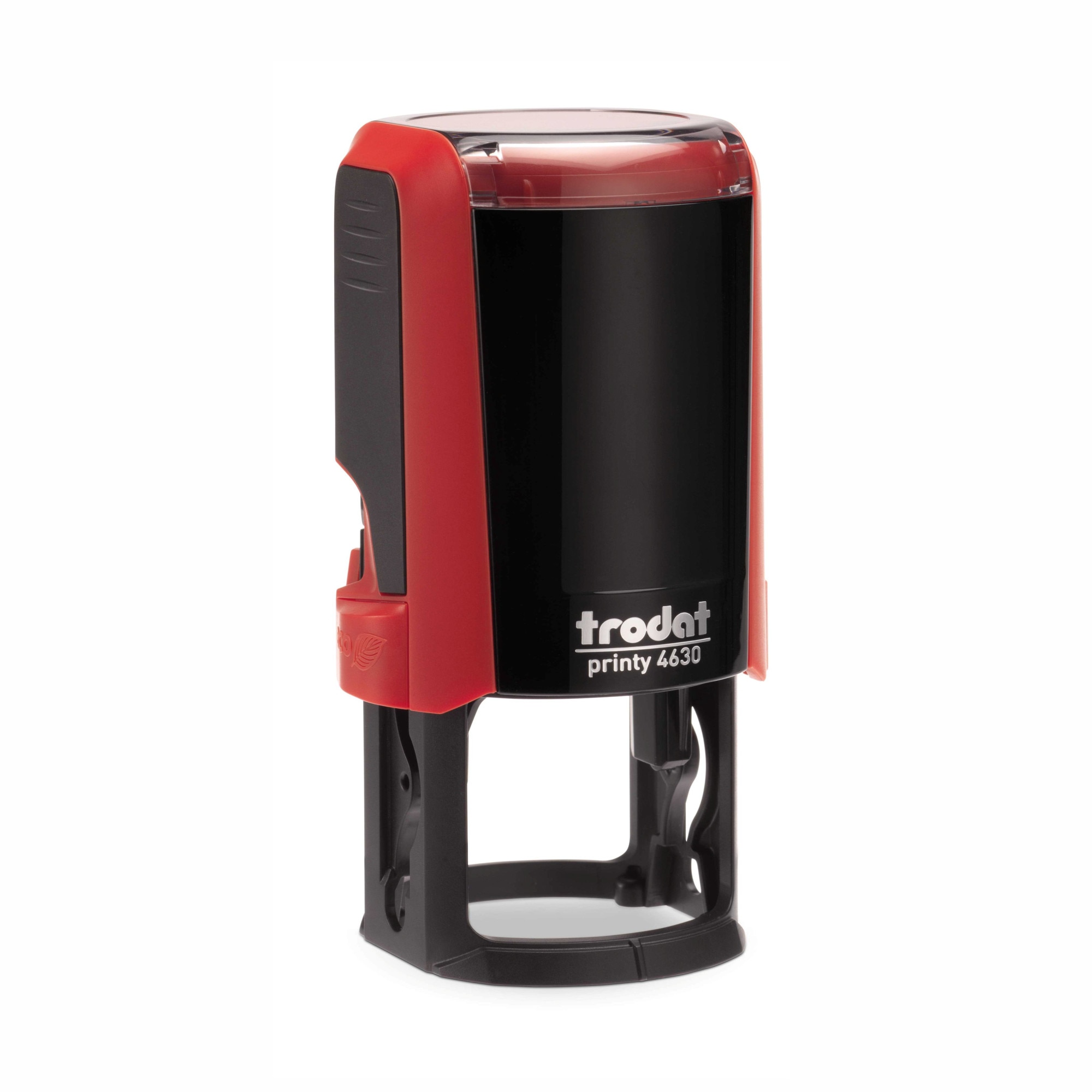 Stampila pentru P.F.A. / I.I., TRODAT Printy 4630 cu capac de protectie, Rotund cu diametrul 30mm, Rosie
