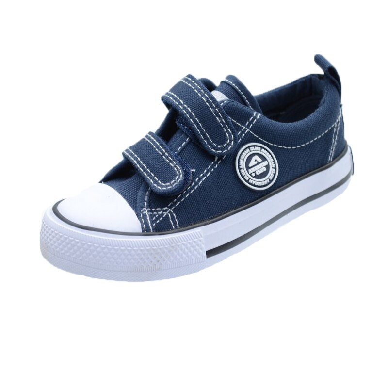 Tenisi din panza pentru baieti American Club LH35/20B, Bleumarin