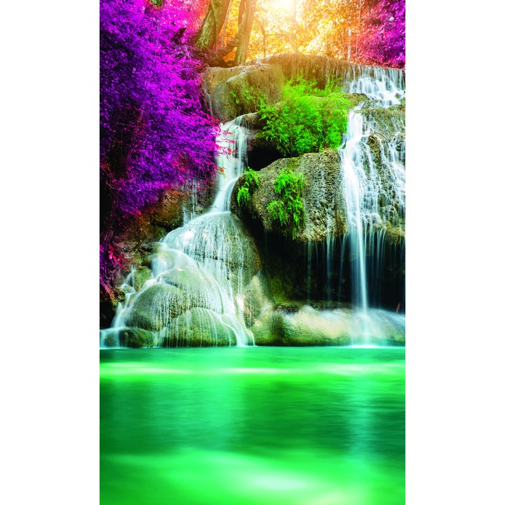 Sticla baie , securizata, GLASFABRIK 4 mm, Multicolor,1000x2000mm dkbemg6