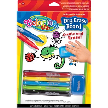 Tablita magnetica Colorino cu markere si burete Tablita magnetica Colorino cu markere si burete