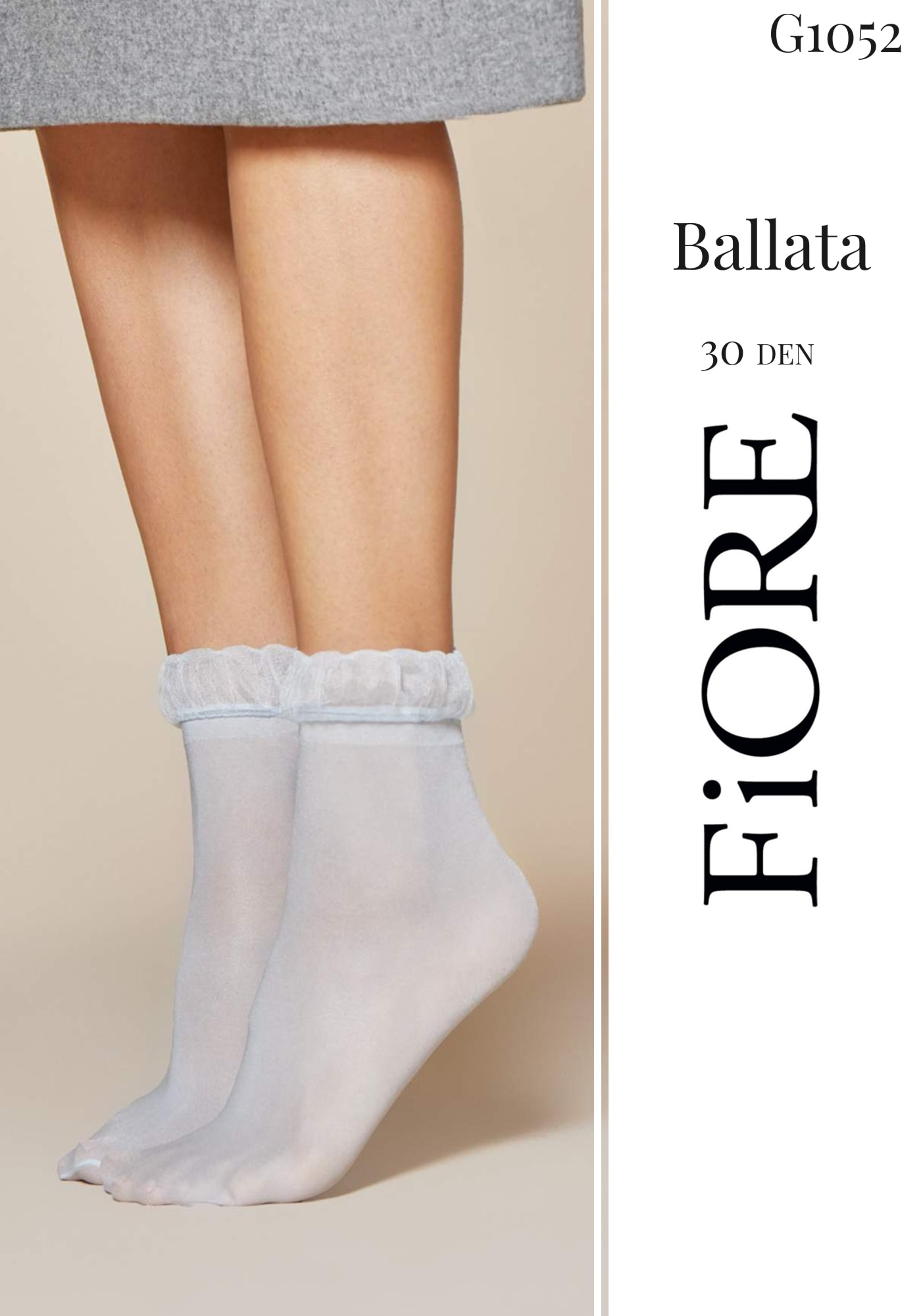 Sosete FIORE Ballata 30 Den, UNI, New Azure