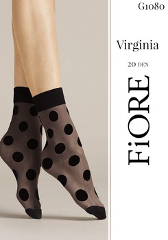 Sosete FIORE Virginia 20 Den, One Size, Black Sosete FIORE Virginia 20 Den, One Size, Black