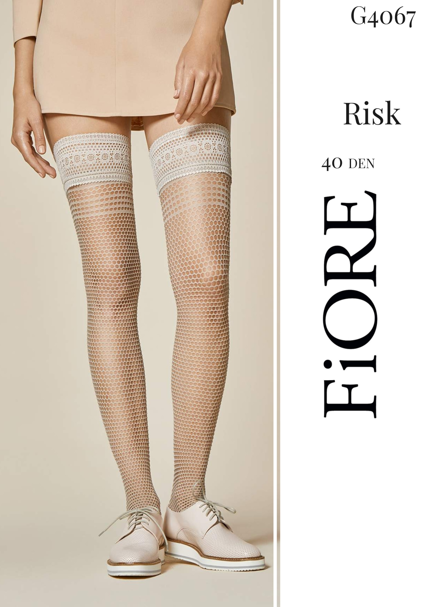 Ciorap FIORE Risk 40 Den, Linen