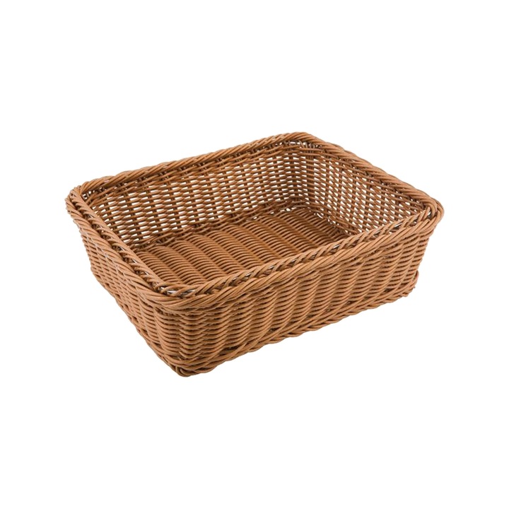 Cos pentru paine GN 1/4, inaltime 10 cm, culoare maro