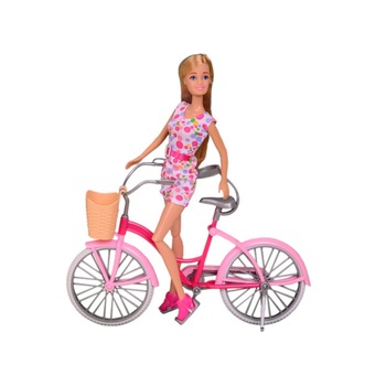 Papusa Anlily cu bicicleta Papusa Anlily cu bicicleta