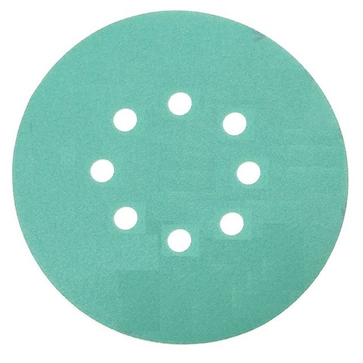 DEERFOS SA700 100 db/készlet csiszolókorong átmérő 125 mm 8 lyukkal szemcsefinomság 2500, tépőzáras (velcro)
