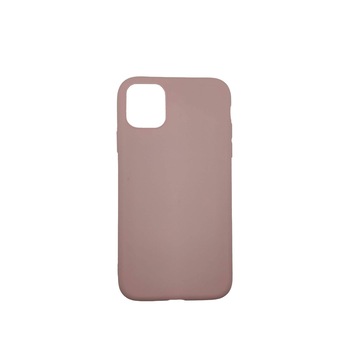 Husa silicon Apple iPhone 11 Pro Mat, Antisoc, TPU Powder Pink Husa silicon Apple iPhone 11 Pro Mat, Antisoc, TPU Powder Pink