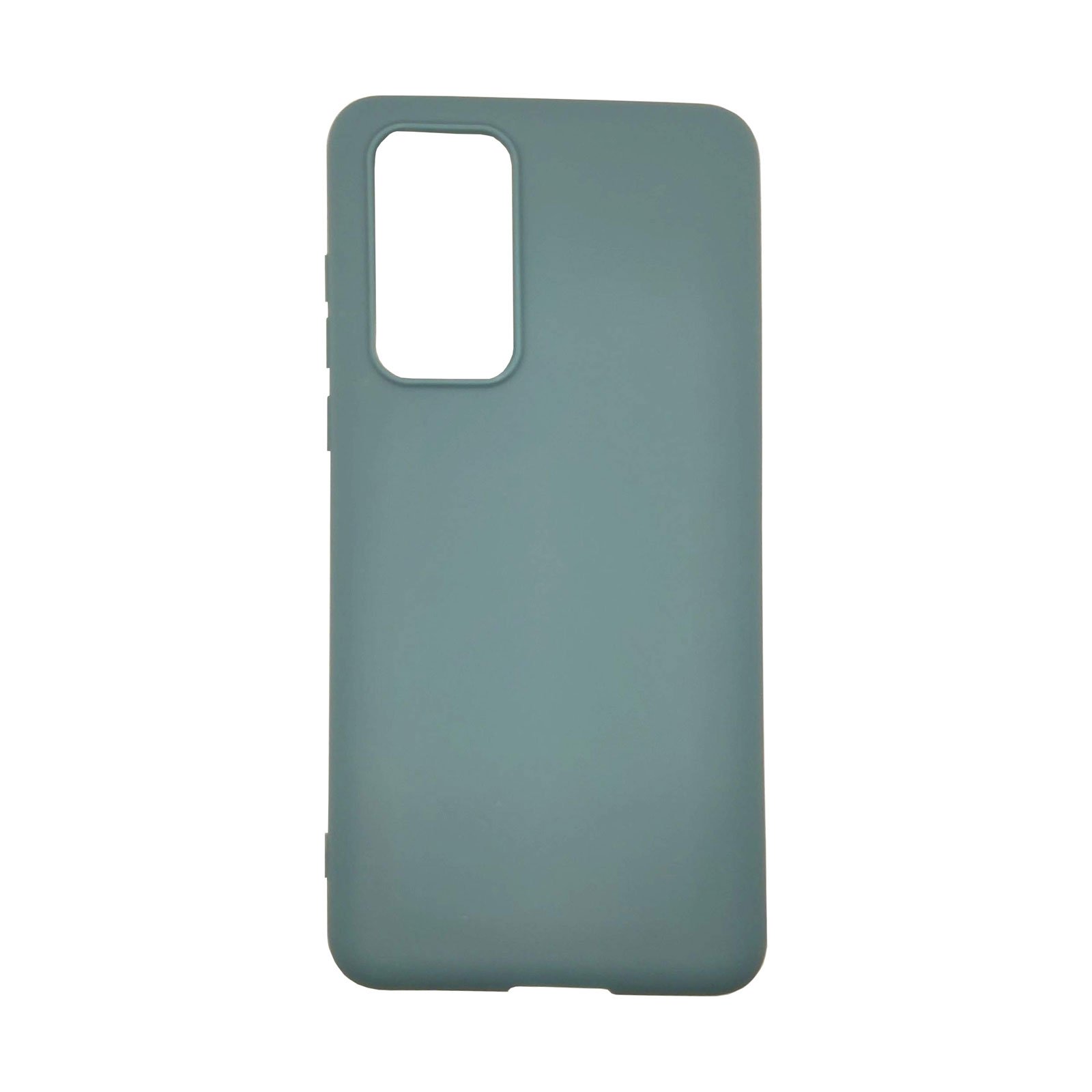 Husa silicon Huawei P40 Matte, Antisoc, TPU Gri/Albastru