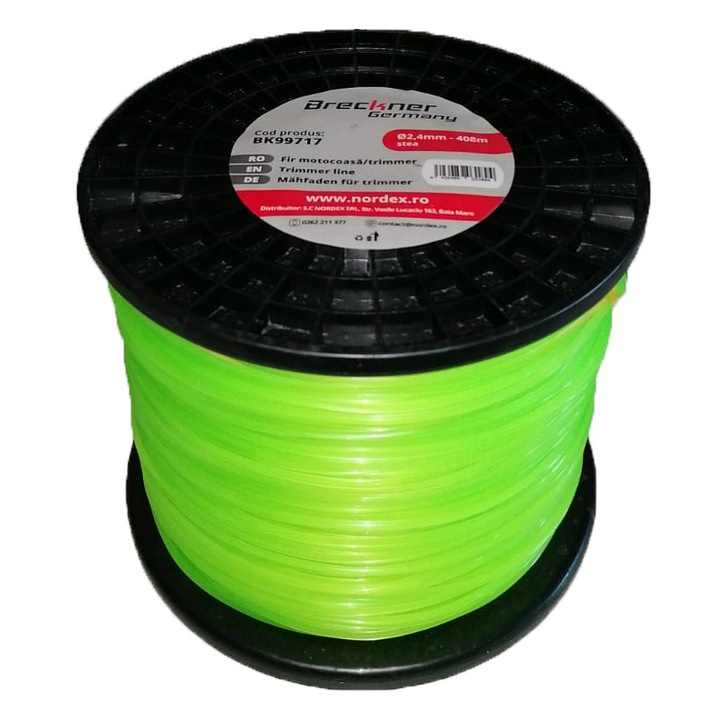 Fir motocoasa 2,4 mm x 408 m, stea
