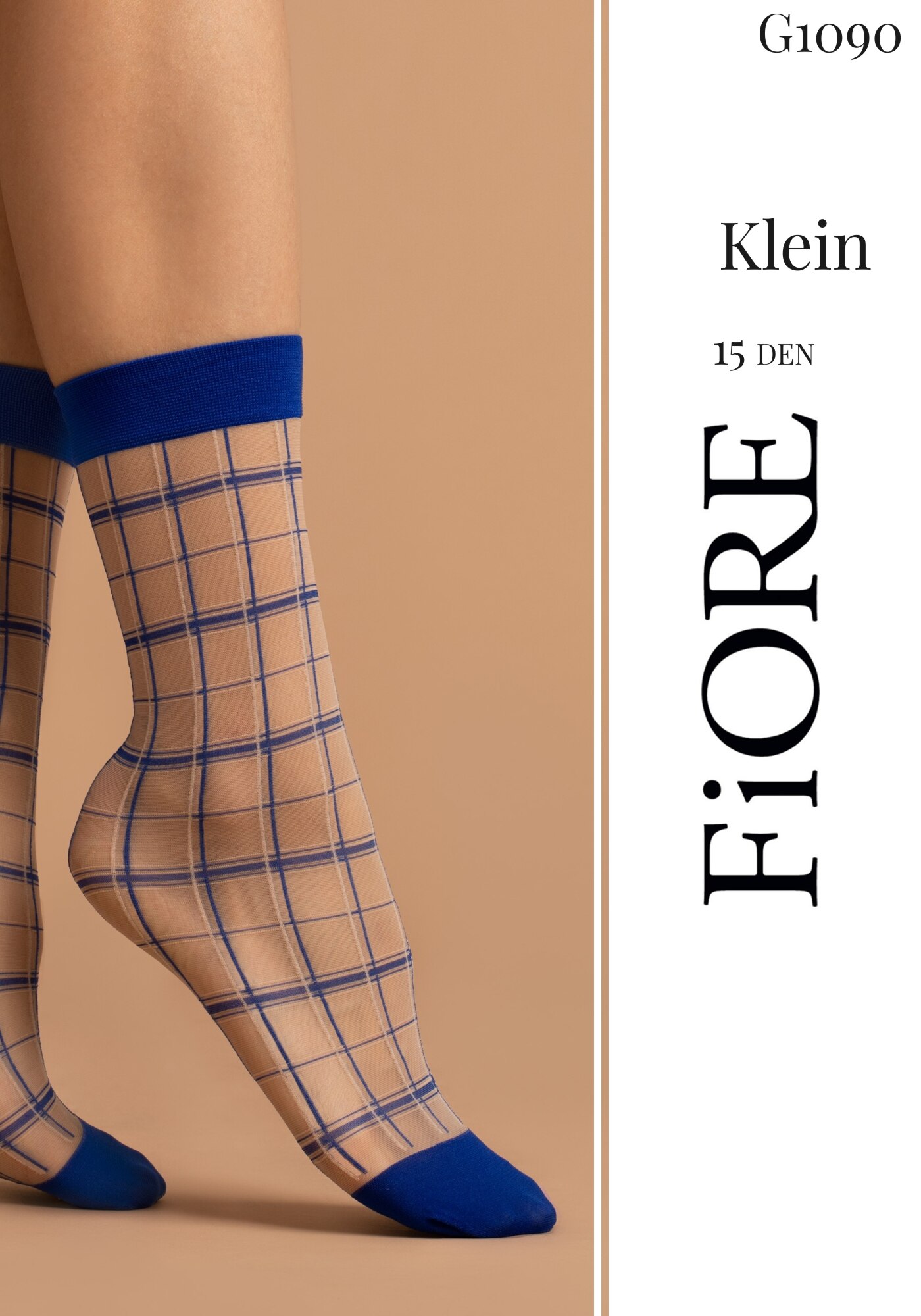 Sosete FIORE Klein 15 Den, One Size, Poudre