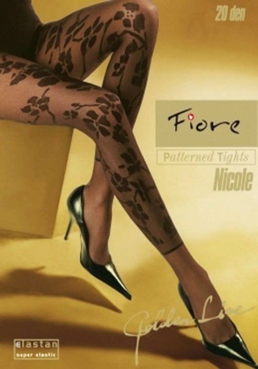 Ciorap FIORE Nicol 30 Den, Alb