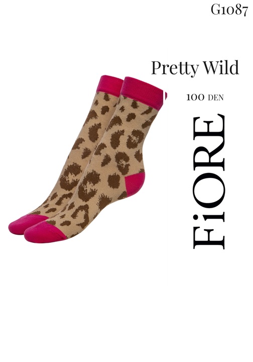 Sosete FIORE Pretty Wild 100 Den, Bronz, UNI