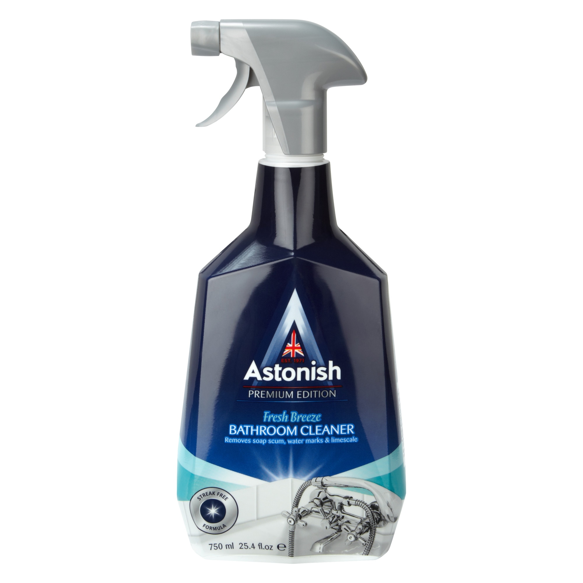 Solutie pentru curatat baie anticalcar, Astonish premium edition ultimate limescale remover, cool eucalyptus, 750 ml
