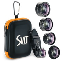 set 5 in 1 lentile profesionale pentru telefoane si tablete - 2x zoom telephoto 198 fisheye 063x wide angle 15x macro filtru cpl si clip universal samsung iphone smartphone - fermoar portocaliu imagen 12_0_
0