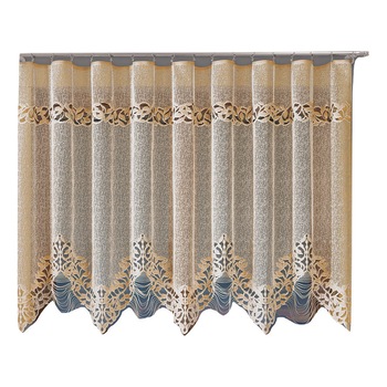 Perdea dantela Martina 300 x 150 cm 100% Poliester, Crem auriu Perdea dantela Martina 300 x 150 cm 100% Poliester, Crem auriu