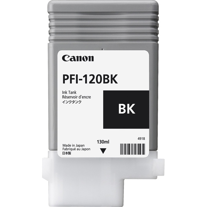 Cartus cerneala Canon PFI-120 Black 130ml pentru TM-200, TM-300