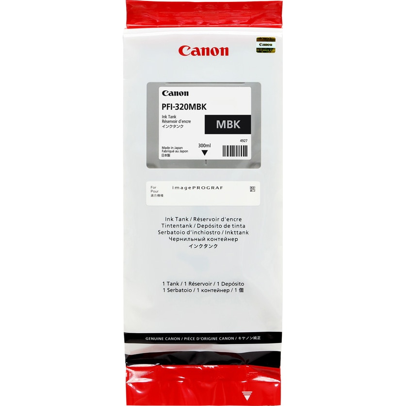 Canon PFI-320MBK マットブラックインク 300ml Cartus cerneala Canon PFI-320 Matte Black 300ml pentru TM-200, TM