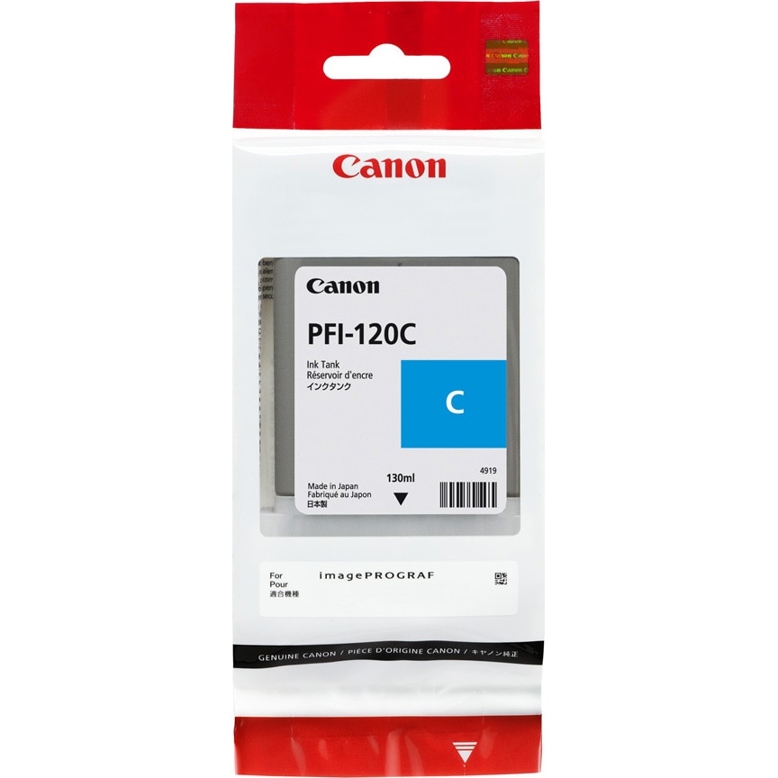 Cartus cerneala Canon PFI-120 Cyan 130ml pentru TM-200, TM
