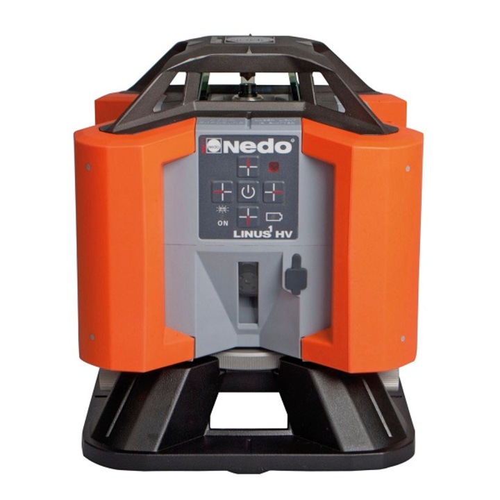 Nivela laser orizontala si verticala LINUS 1HV NEDO, diametru de lucru 200m, precizie ±1mm/10m
