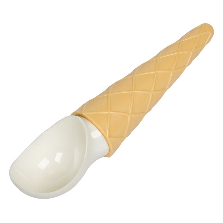 Fehér fagylaltkehely tölcsér alakú, Maison du Paradis, 19 cm