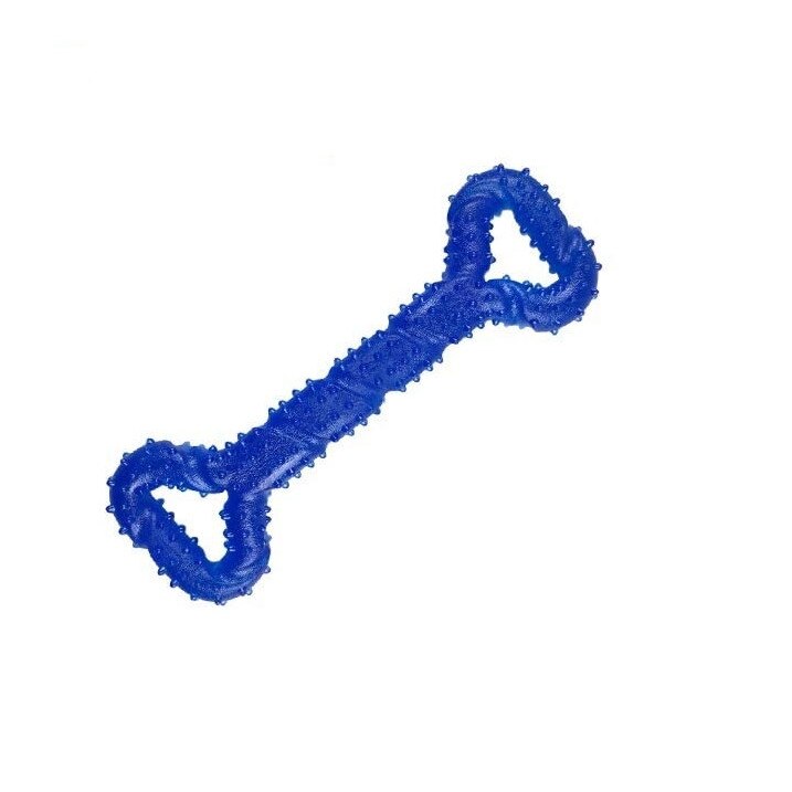 Jucarie pentru catei SlowTon, Material non-toxic, 33 cm, Albastru