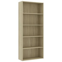 biblioteca vidaxl pal stejar sonoma 80 x 30 x 189 cm maro imagen 32_0_
0