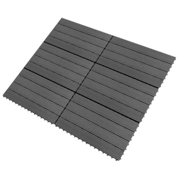 Set placi pardoseala, vidaXL, Lemn compozit, 60 x 30 cm, Gri Set placi pardoseala, vidaXL, Lemn compozit, 60 x 30 cm, Gri