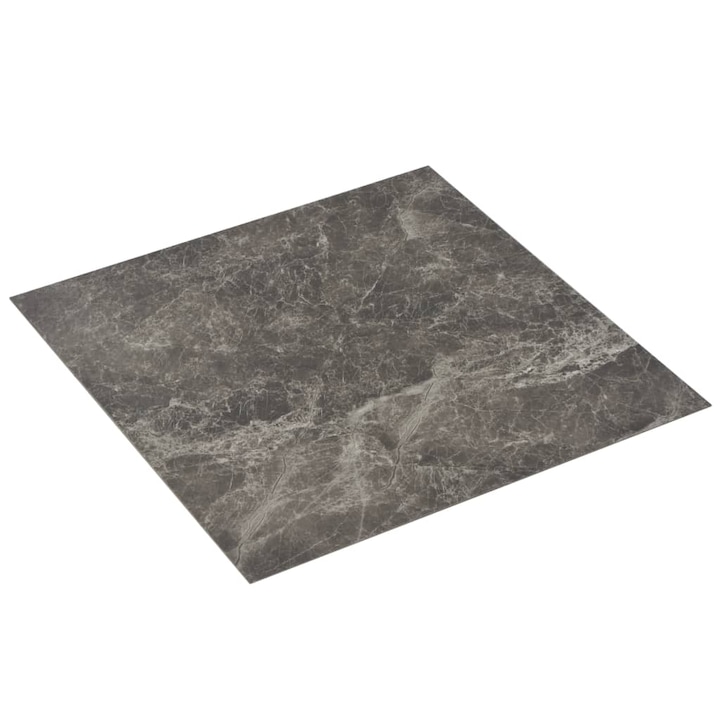 vidaXL fekete márvány öntapadó PVC padló burkolólap 5,11 m² 144870
