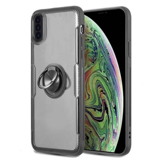 Husa pentru Huawei P20 Lite carbon ring black