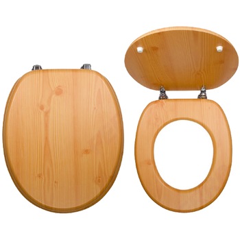 Capac WC Ferro Borovice, lemn de pin, natur, 44x37.5 cm Capac WC Ferro Borovice, lemn de pin, natur, 44x37.5 cm