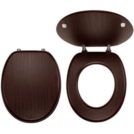 Capac WC Ferro Wenge, MDF, 44x37.5 cm