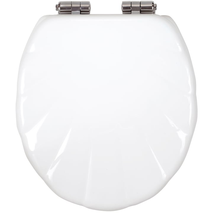 Capac WC Ferro Lyra, soft-close, MDF, alb, 41x37.2 cm