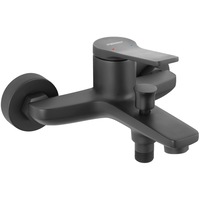 Baterie pentru cada/dus Ferro Stratos BSC1BL, aerator, cartus ceramic, Negru