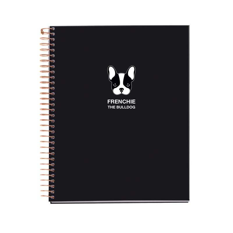 Caiet Miquelrius, Frenchie, A5, linii, 120 file, coperta carton