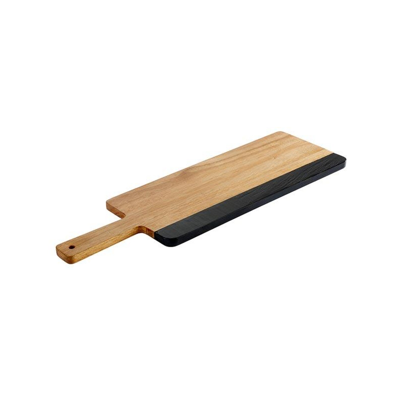 Platou lemn pentru servire, cu maner 10 cm, dimensiuni 30.5x13x1.5 cm