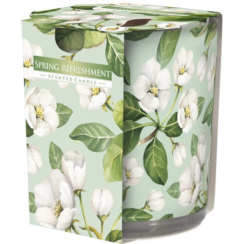 Lumanare parfumata in pahar imprimat Spring Refreshment SN72S-40