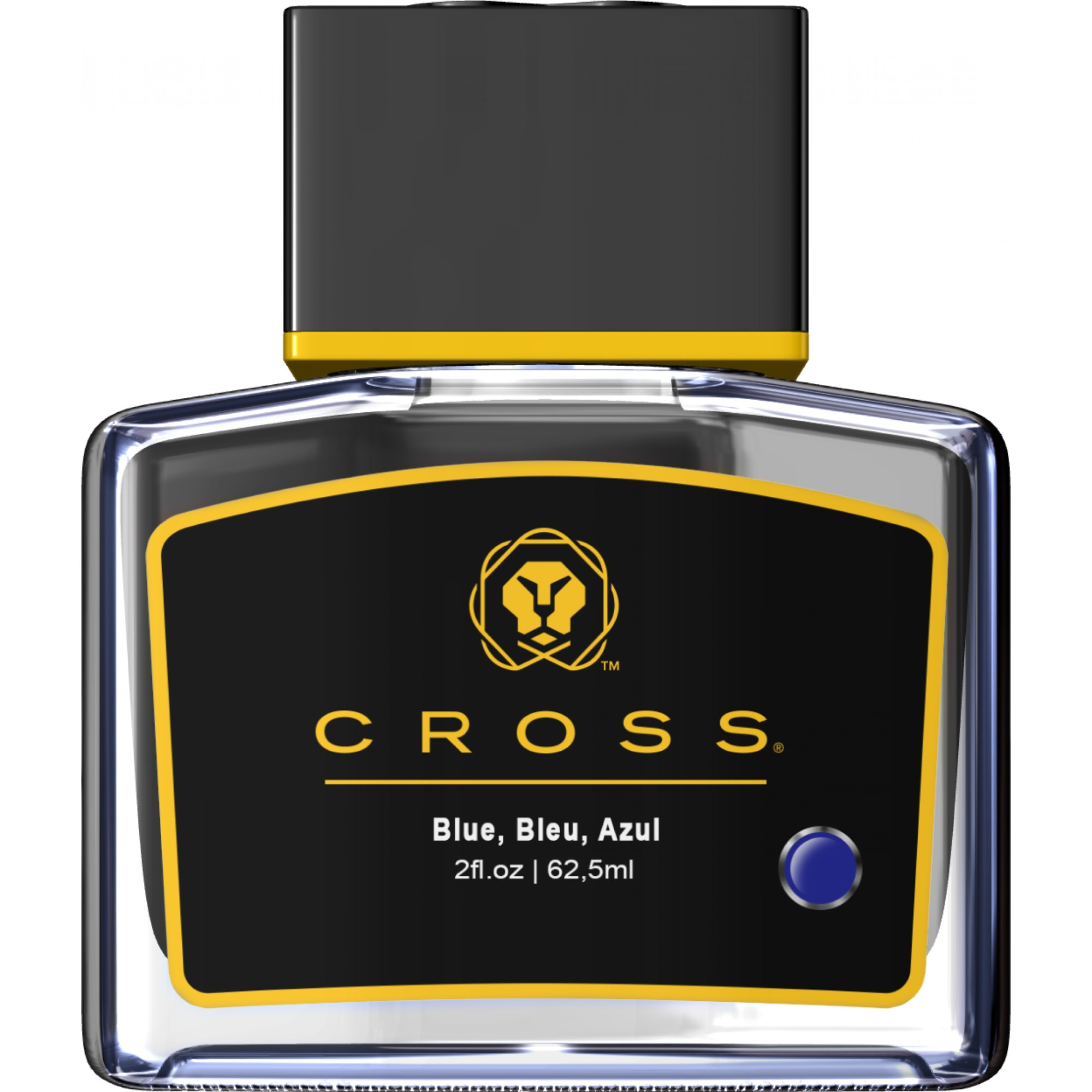 Calimara cerneala Cross, albastru permanent, 62,5 ml
