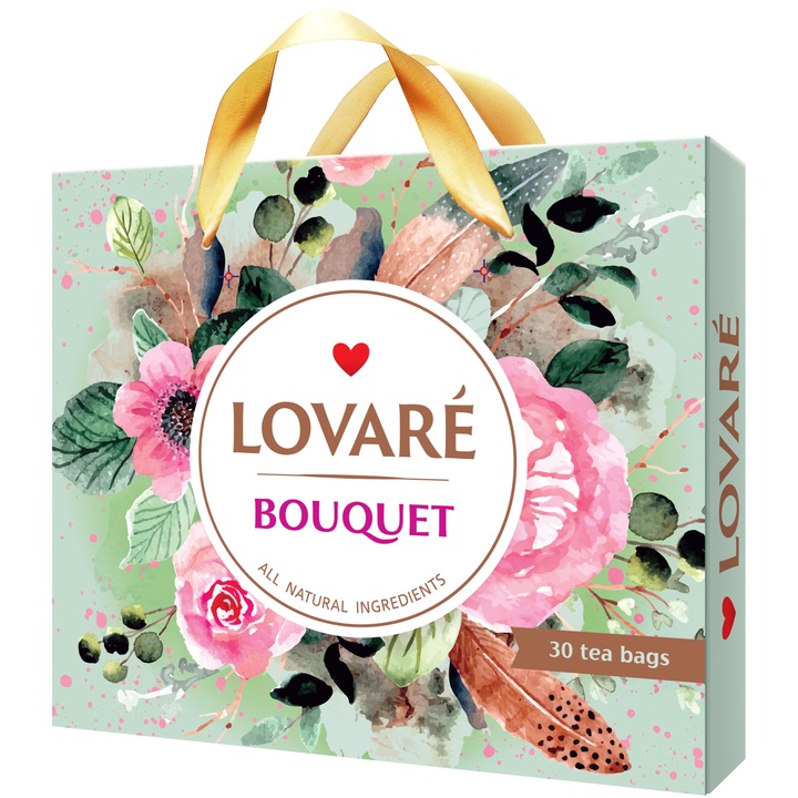 ceai in asortiment 30 pliculete 6 feluri a cate 5 pliculete fiecare set lovare bouquet lovare 575g imagen 4_1_
6