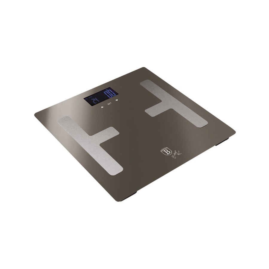 Cantar baie digital Berlinger Haus BH-9103 ,greutate maxima 180 kg,culoarea gri,linia Carbon Metallic
