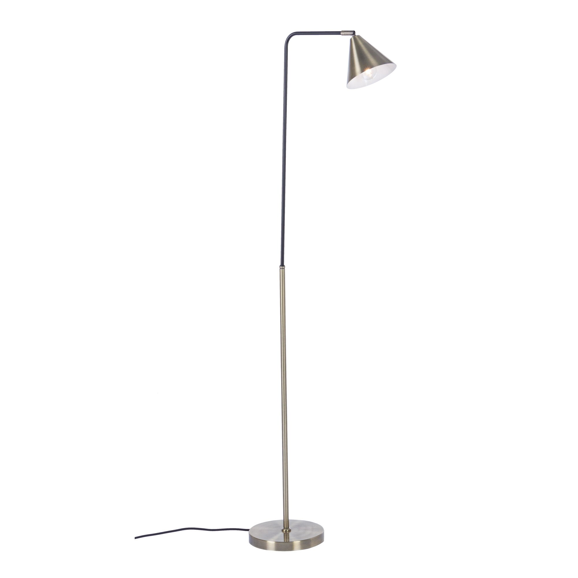 Lampadar Loft, Structura otel, 132 cm inaltime , Auriu,