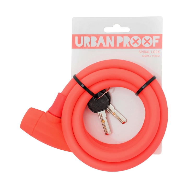 Antifurt spiralat Urban Proof roz