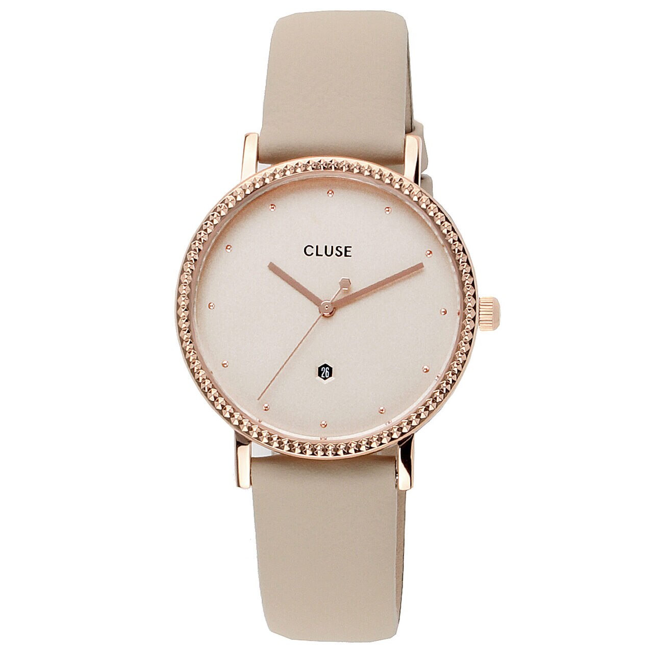 Ceas de dama Cluse CL63006 Le Couronnement, 33mm, 3ATM, Auriu