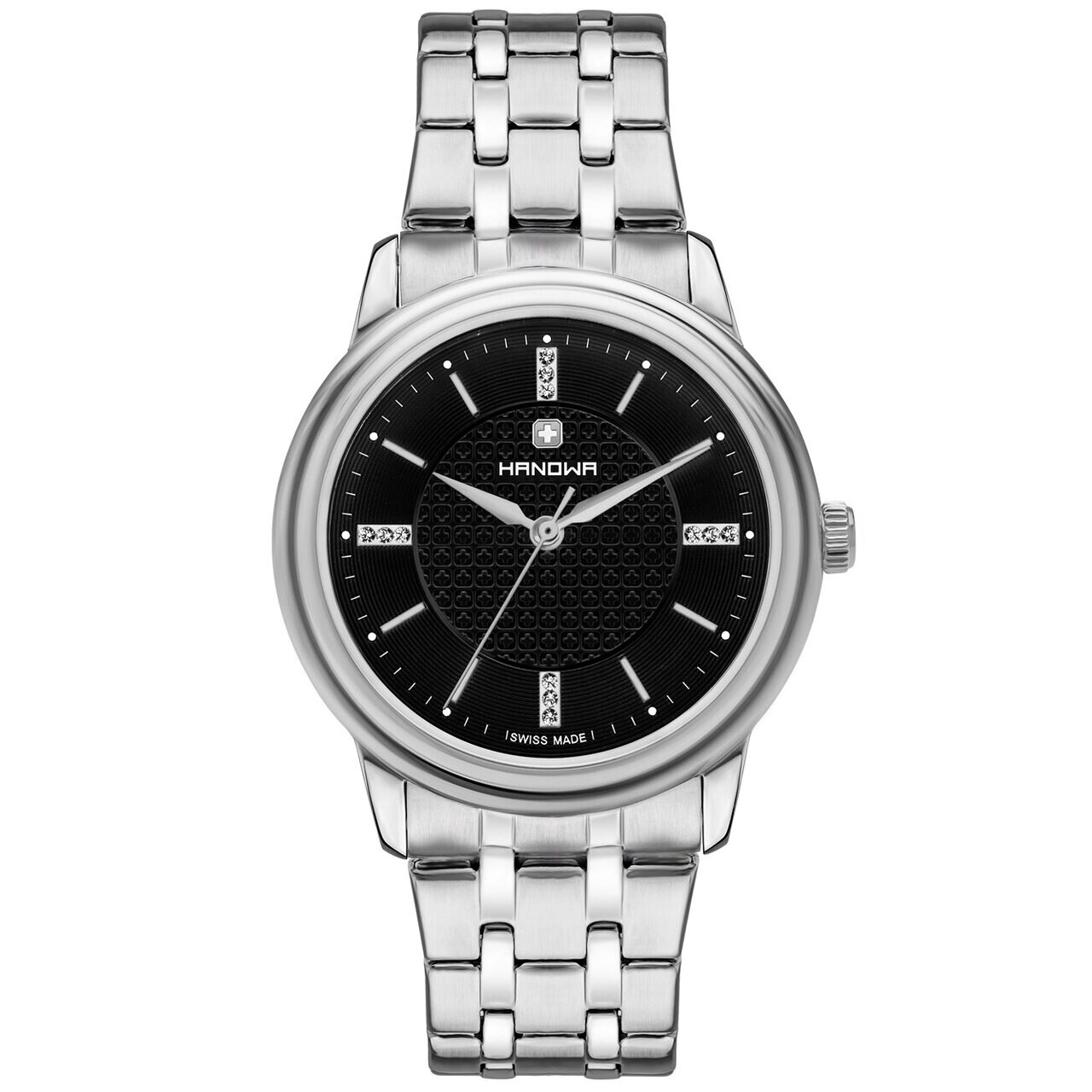 Ceas de dama Hanowa 16.7087.04.007 Emilia, 34mm, 5ATM, Argintiu