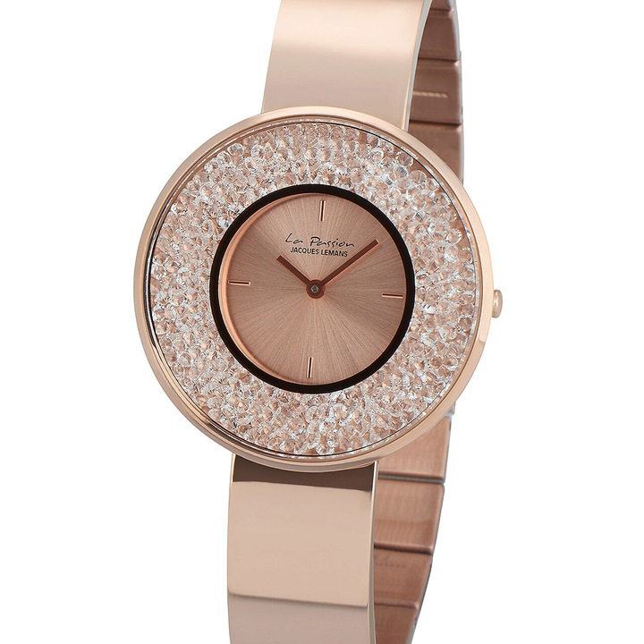 Ceas de dama Jacques Lemans LP-131B La Passion ladies 37mm 5ATM