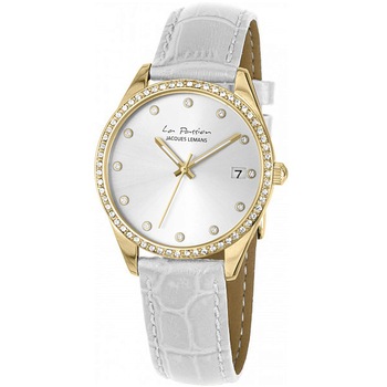 Ceas de dama Jacques Lemans LP-133D La Passion, 35mm, 10ATM, Auriu Ceas de dama Jacques Lemans LP-133D La Passion, 35mm, 10ATM, Auriu