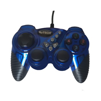 Gamepad USB RoTech 51507 cu vibratie Gamepad USB RoTech 51507 cu vibratie