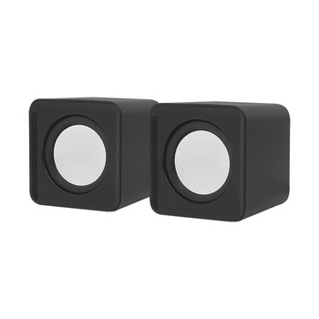Set mini boxe difuzoare USB pentru computer sau laptop, jack 3,5 mm, 2x3W Set mini boxe difuzoare USB pentru computer sau laptop, jack 3,5 mm, 2x3W