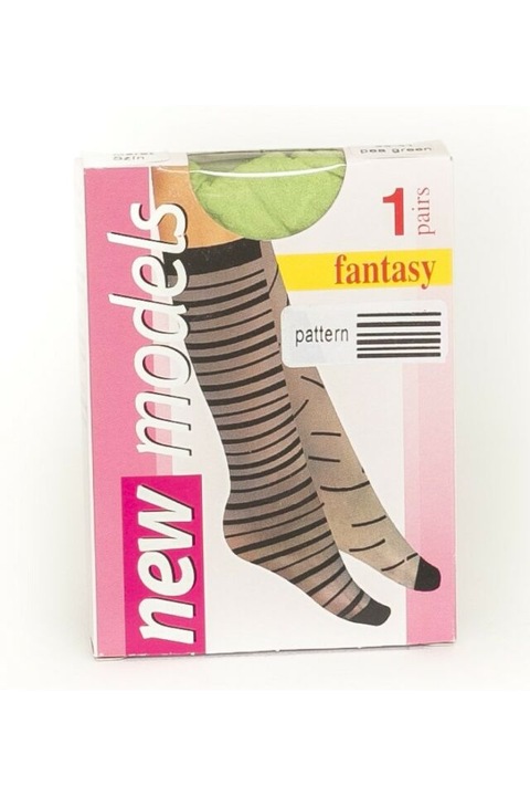 Ciorapi dama, Evona, Poliamida, model dungi, 20 DEN m:36-41, Verde mazare